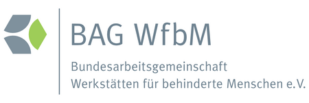 Logo Bundesarbeitsgemeinschaft der Werkstätten für behinderte Menschen e.V., kurz BAG WfbM