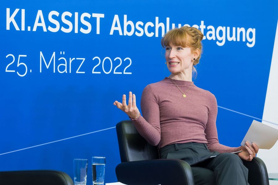 Moderatorin Teresa Sickert