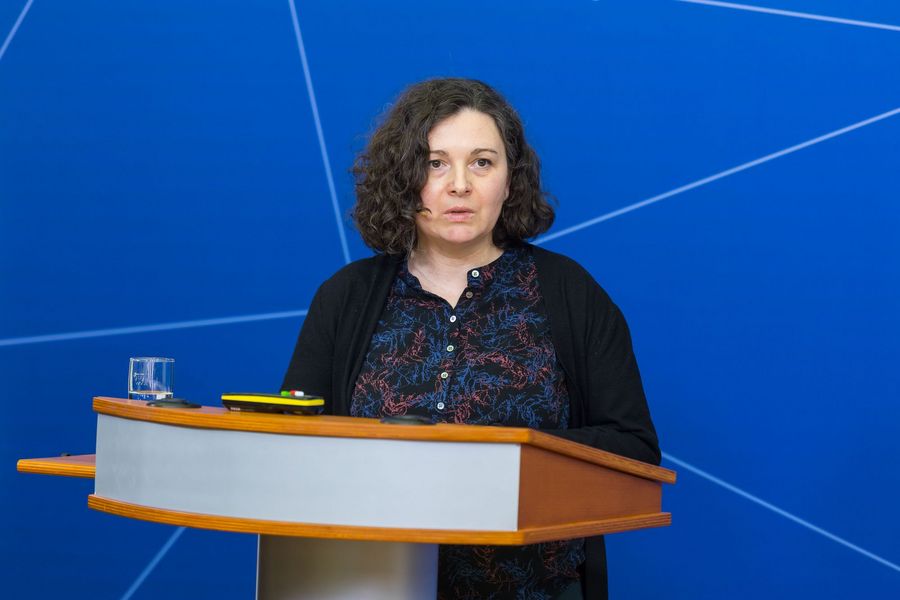 Barbara Lippa vom BV BFW am Rednerpult