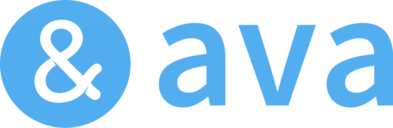 ava Logo blau