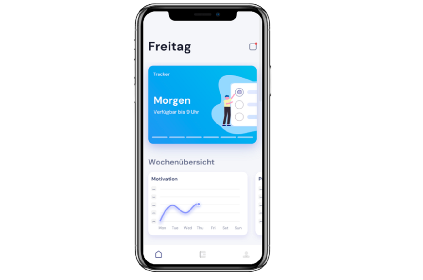 Der Startbildschirm der App AirCrumb