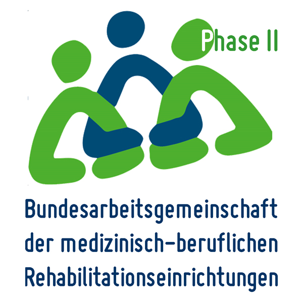 Logo Bundesarbeitsgemeinschaft der medizinisch-beruflichen Rehabilitationseinrichtungen e.V. (Phase II)